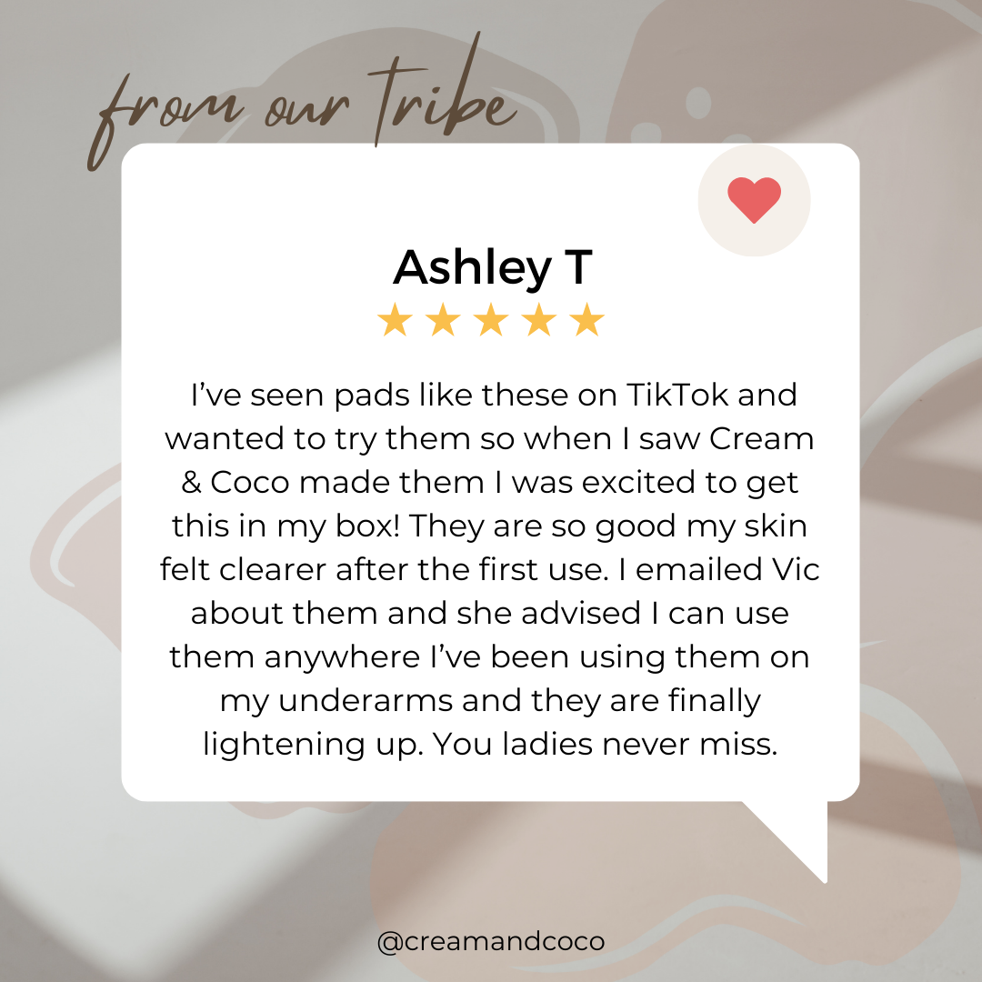 Kojic Acid Pads | Exfoliating Pads | Cream & Coco Skincare