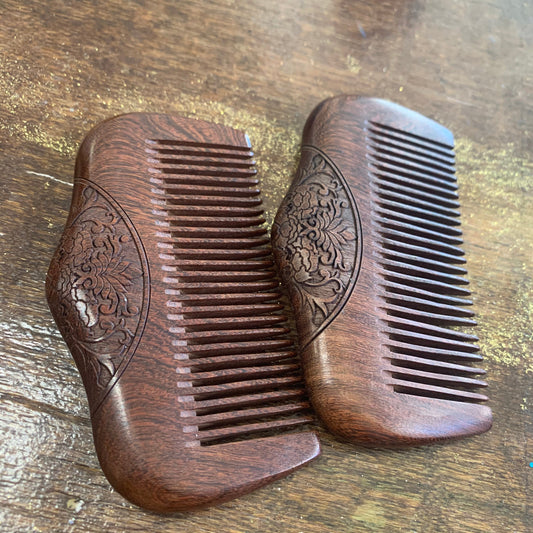 Wooden Beard Comb | Beard Comb | Cream & Coco Skincare