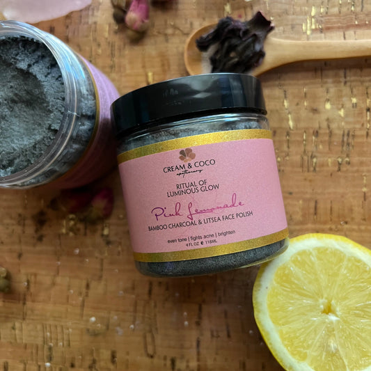 Pink Lemonade Bamboo Charcoal & Litsea Face Polish