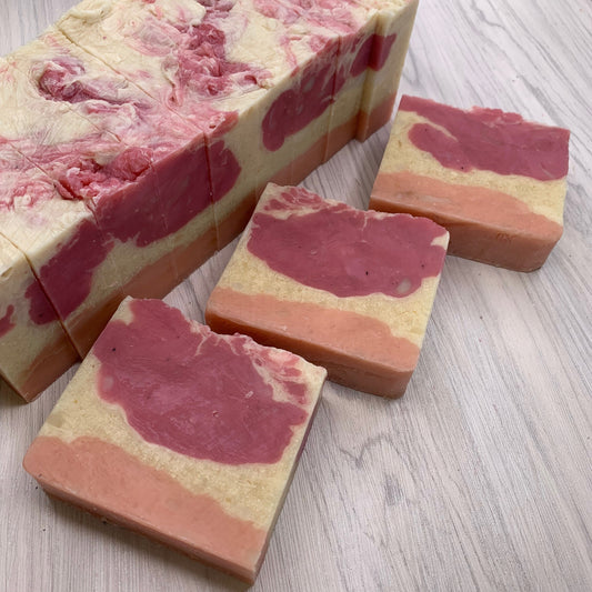Hibiscus Peach Soap - Cream & Coco Skincare