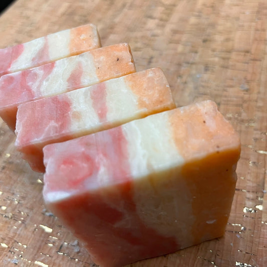 Hibiscus Peach Soap - Cream & Coco Skincare