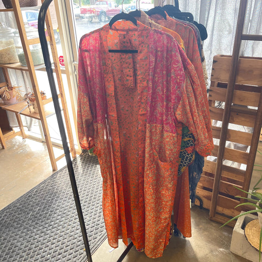 Saree Patchwork Kimono - Cream & Coco Skincare