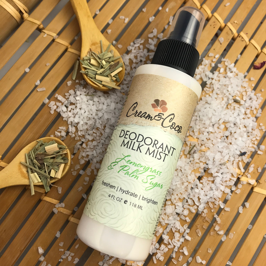 Lemongrass & Palm Sugar Deodorant Milk Mist