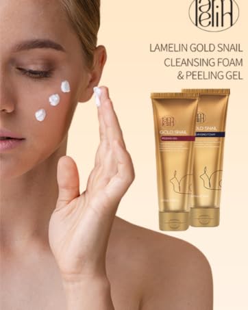 24K GOLD SNAIL CLEANSING FOAM & PEELING GEL DUO