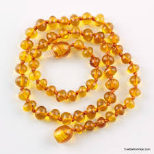 Baltic Amber Teething Necklace - Cream & Coco Skincare