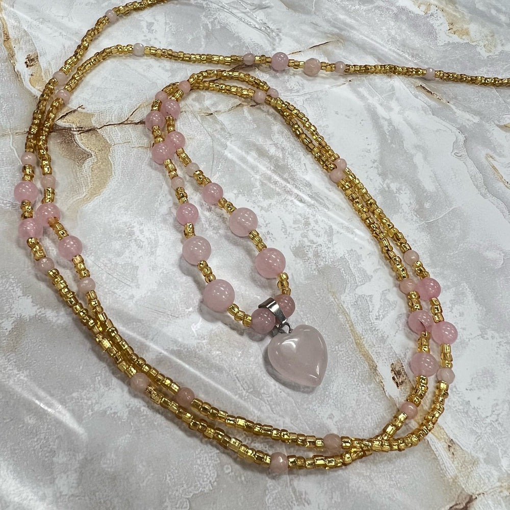 Rose Quartz Sacred Waist Beads
